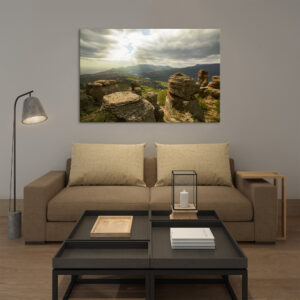 Tablou Canvas DualView Peisaj montan scenic DCL107-2