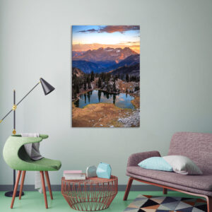 Tablou Canvas DualView Peisaj montan spectaculos DCL089-2